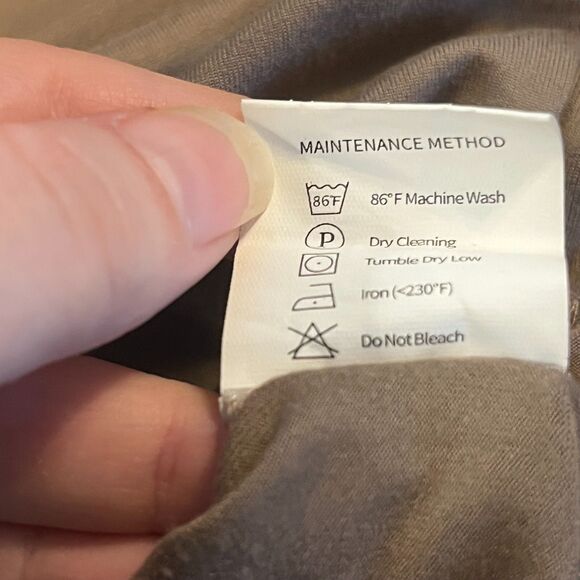 UEU Pants Stretch Cuffed Brown Size Small Hammer Flouncy Athleisure Cuffed Legs - Picture 5 of 6